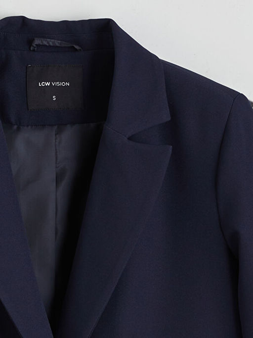 Krep Kad?n Blazer Ceket