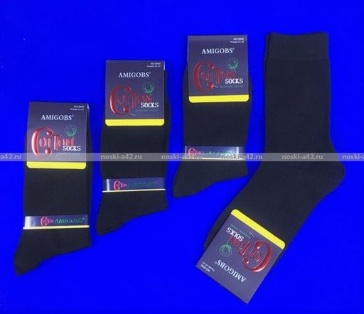 Цена за 12 пар. AMIGOBS носки мужские арт. 5007 40-45 (фактически 40-44)  фото 7