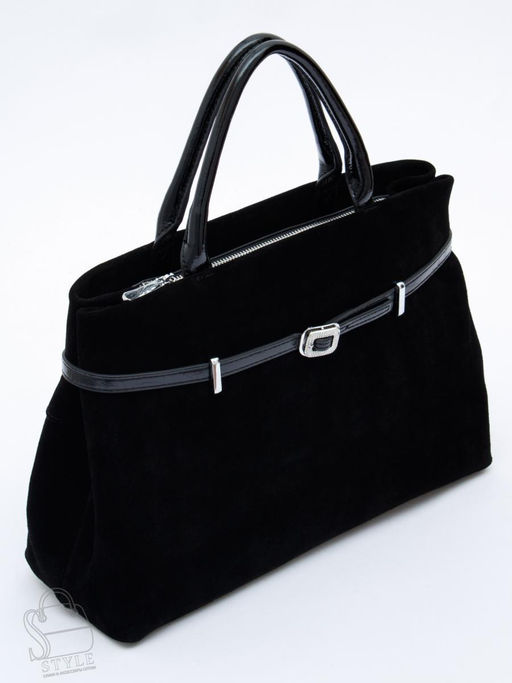 Сумка женская кожаная 91156SMS black Velina Fabbiano-Safenta в Новосибирске