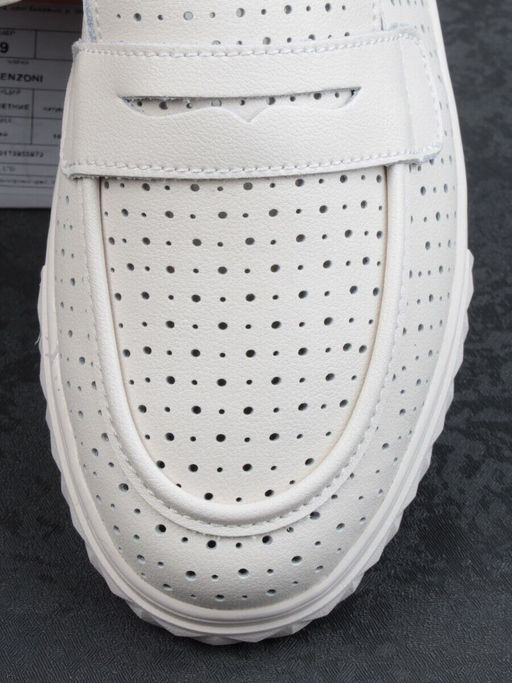 03-DXT50-2 BEIGE Лоферы женские (натуральная кожа)