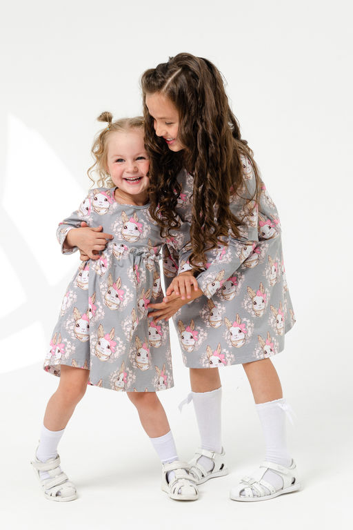 Платье Пушистый хвостик дл.рукав детское