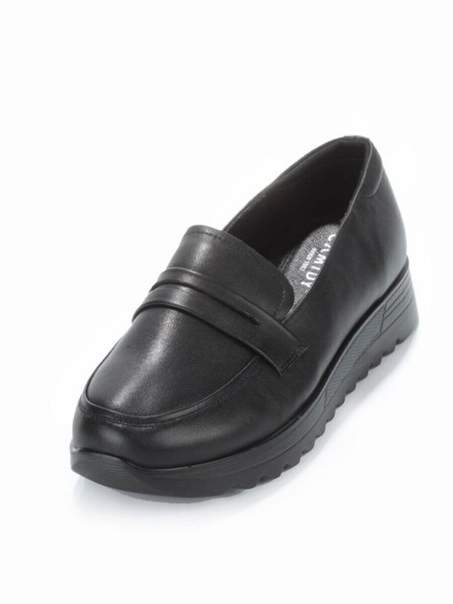 03-5309 BLACK Полуботинки женские (натуральная кожа)