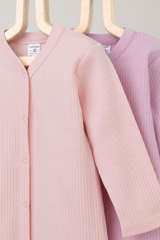 К 6523-2уп/фламинго,тропический персик набор комбинезон яс - Crockid фото 3