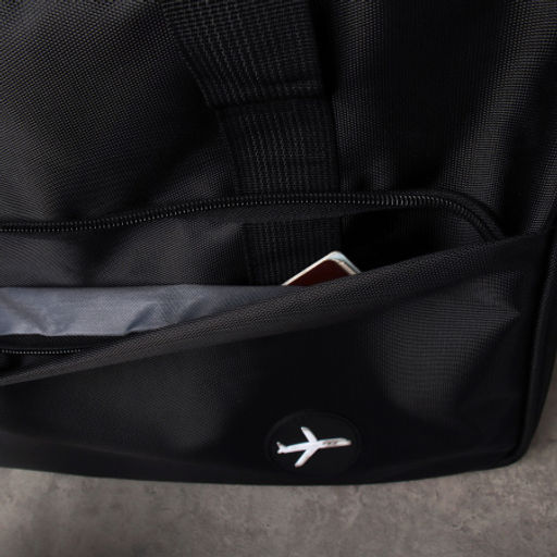 Сумка дорожная 40х22х31 см / BAG-65721/1 /уп 30/черная - ГалеонТрейд фото 5