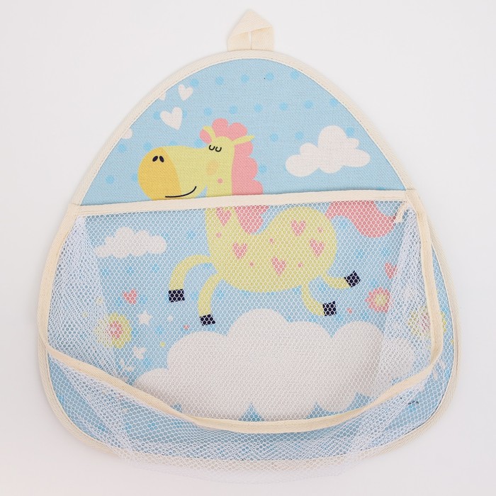 Сетка для хранения игрушек в ванной с петелькой Лошадка - Крошка я фото 5