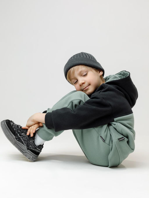 КР 302162/хаки 5107 к612 джемпер (худи) для мал - Crockid фото 2