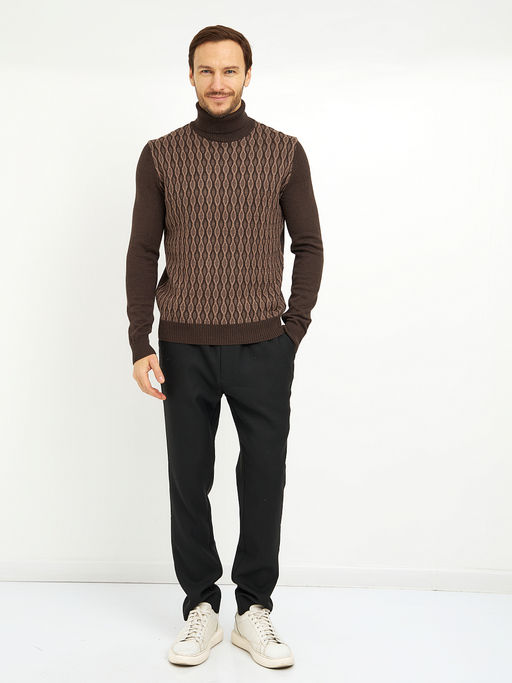 водолазка мужская с узором - Glenfield фото 2