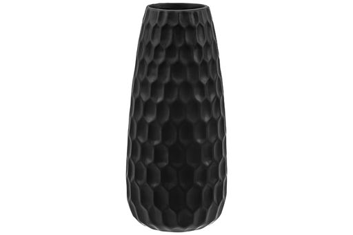 Ваза 28 см 2,5 л Соты черная матовая - Elan gallery фото 4
