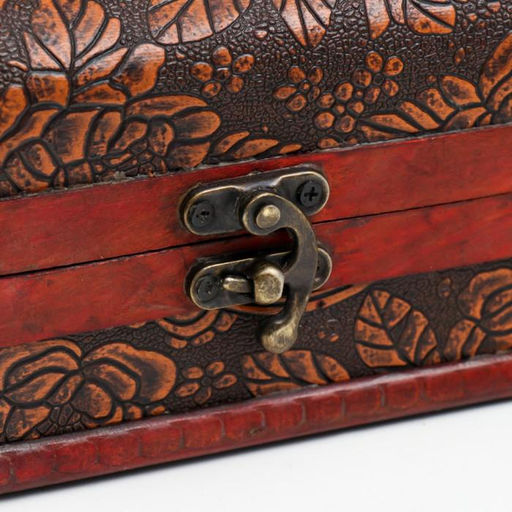 Шкатулка для украшений «Сундучок. Цветочный узор», дерево, 10×15×10.5 см