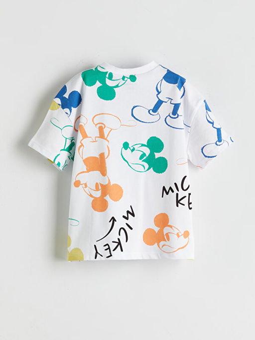 Mickey Mouse Bask?l? Erkek ?ocuk Ti??rt