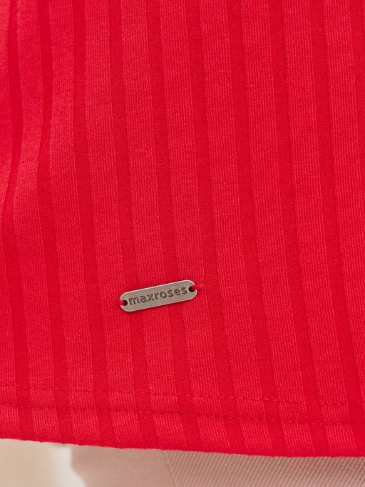 Футболка женская MR0141SS3 red - Maxroses фото 5