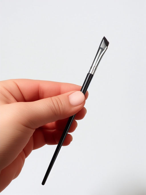 Цена за 3 шт. Кисть для макияжа бровей и глаз, 14±1 см, чёрная