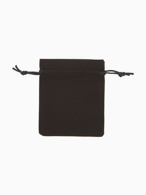 Цена за 50 шт. Мешочек подарочный Хлопок, 10?12 см, чёрный - Simaland фото 2