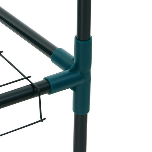 Парник-стеллаж, 2 полки, 93×22×69 см, металлический каркас d=12 мм, чехол плёнка 80 мкм, Greengo