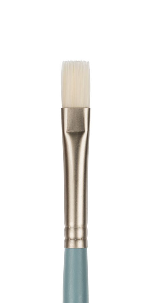 Кисть синтетика VISTA-ARTISTA 40132-10 плоская 5 шт длинная ручка №10  фото 3