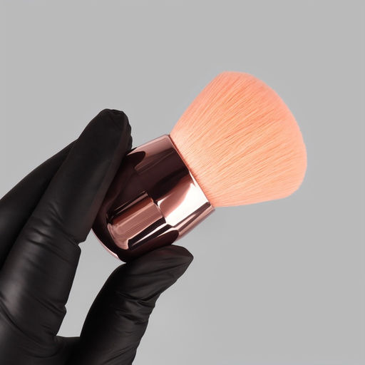 Кисть для смахивания опила, d=4×8.5 см, розовая