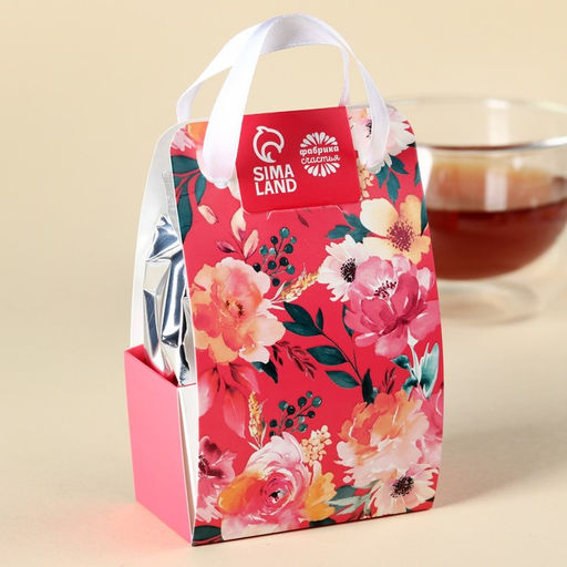 Чай подарочный чёрный Только для тебя в коробке-пакете, вкус: тропический, 50 г - Фабрика счастья фото 4