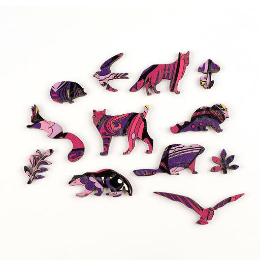 Пазл деревянный фигурный Рысь, в раме - Puzzle фото 12