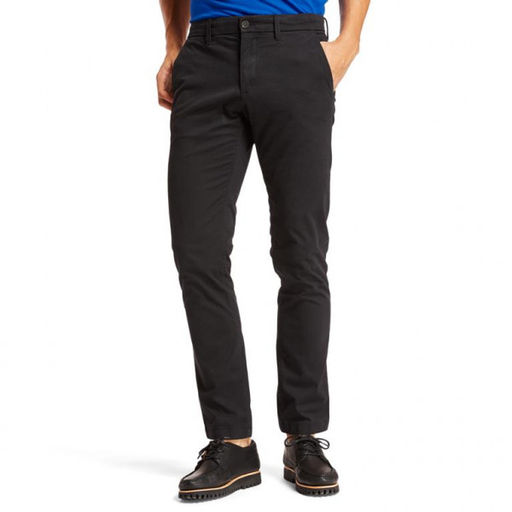 Брюки Timberland Chino Pant Twill Squam Lake Stretch Straight черные  фото 7