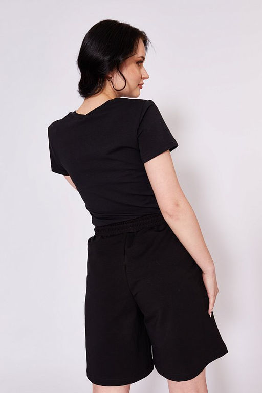 Футболка М323044Па Черный - Елена фото 7