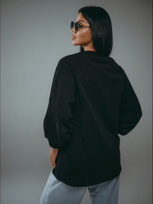 Символ свитшот женский (черный)