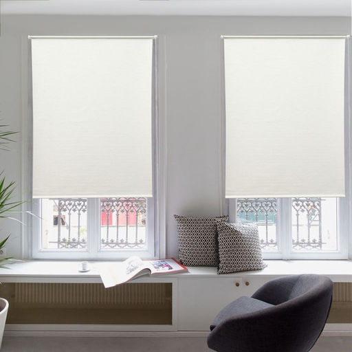 Штора рулонная Оливия, премиум блэкаут, 57160 см, 3 варианта крепления, цвет лён