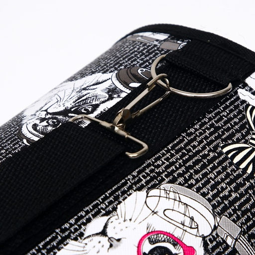 Сумка-переноска каркасная Зимние коты, размер L, 53 х 21 х 29 см - Пижон фото 6