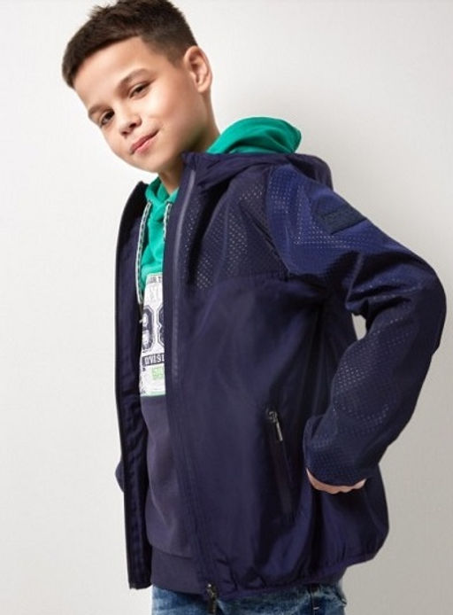 20120130202, Куртка детская для мальчиков Glinka, синий Acoola фото 2