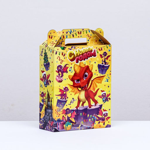 Цена за 5 шт. Коробка подарочная складная Игры Драконов 17 х 7 х 25 см - Simaland фото 2