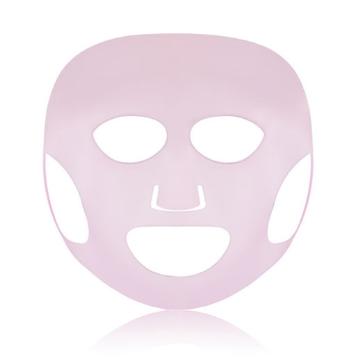 Цена за 2 шт. Силиконовая маска для лица, 22×28 см, розовая