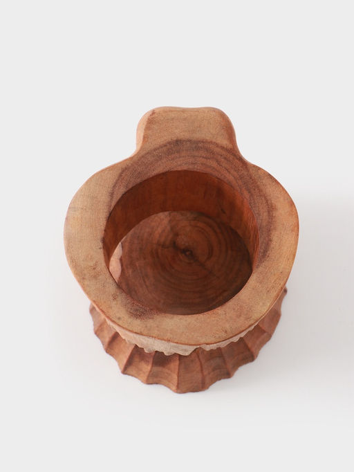 Подставка под бутылки «Голова слона», 15×15×17 см, дерево пиннис, коричневая