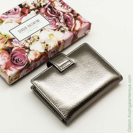 Женская кожаная визитница Sergio Valentini СВ 8112-010  фото 4