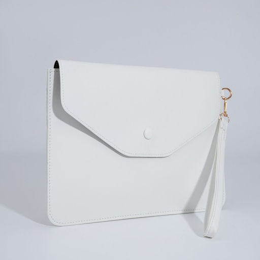 Сумка-клатч на магните, ремешок на запястье, цвет белый - Simaland фото 4