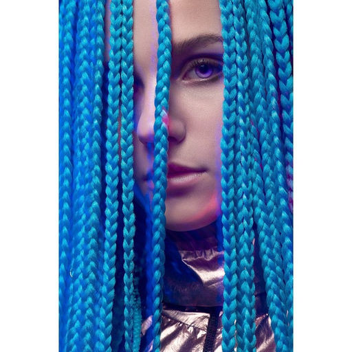 SIM-BRAIDS Афрокосы, 60 см, 18 прядей (CE), цвет красный(#RED) - Queen fair фото 3