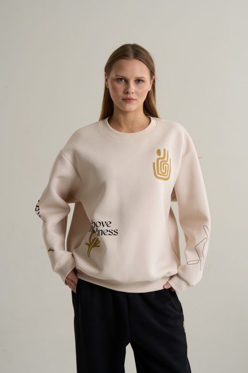 Свитшот Бежевый KAI Sweatshirt - Anta фото 6