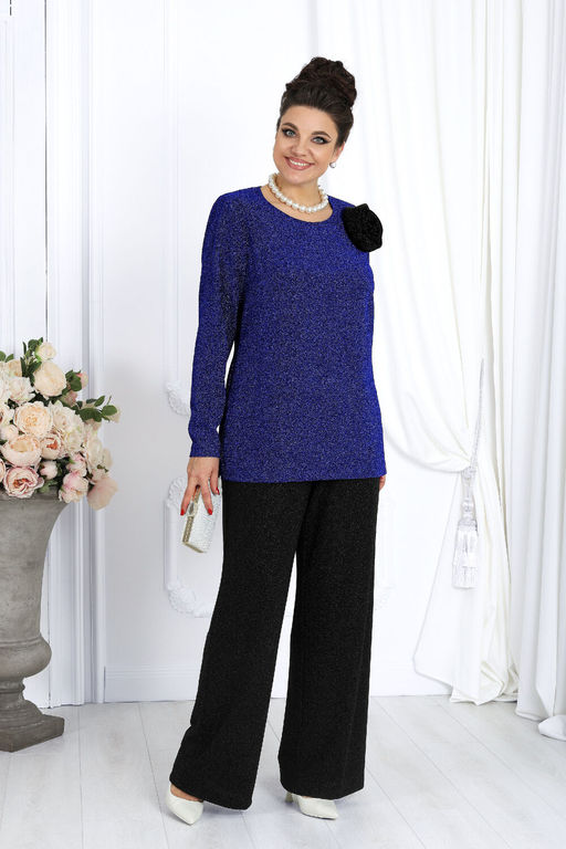 Платье Ninele 7431-Р темно-синий - Mira fashion фото 2421