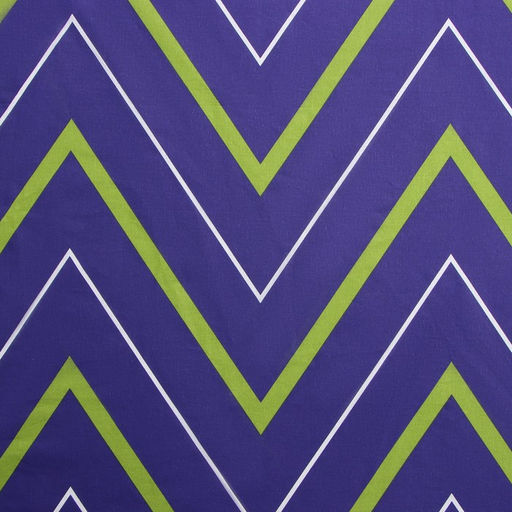 Простыня на резинке Этель Зелено-синие зигзаги 160*200*25, поплин, 125г/м2  фото 2