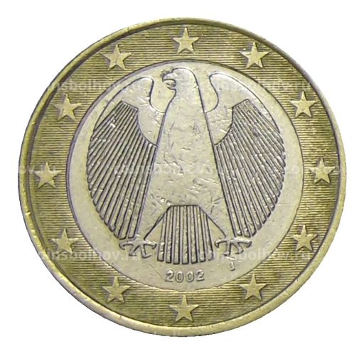 1 евро 2002 года J Германия