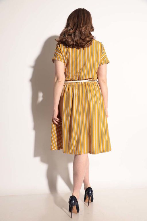 Платье Michel Chic 2007 горчичный  фото 5
