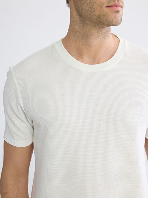 Bisiklet Yaka Dokulu Erkek Ti??rt