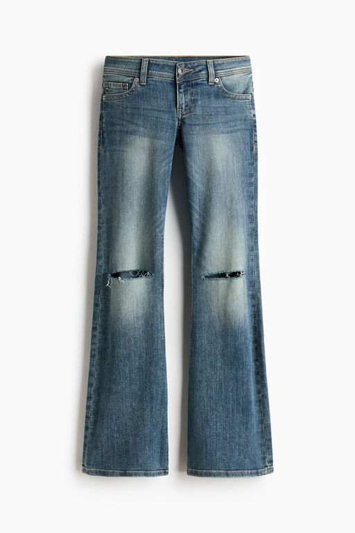 Flared Leg Ultra Low Waist Jeans - H&m фото 3