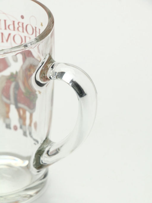 Кружка новогодняя стеклянная «С Новым годом. Пони», 300 мл