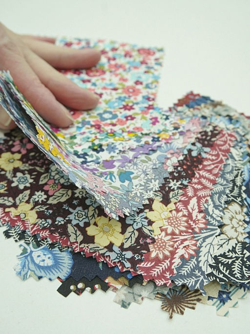 Комплект образцов Импортный хлопок: цветочный дизайн №2 - Купава фото 4