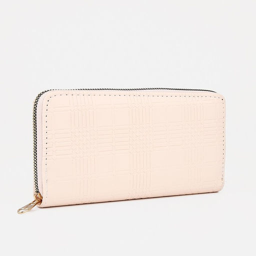 Кошелёк на молнии, четыре отделения, пудра