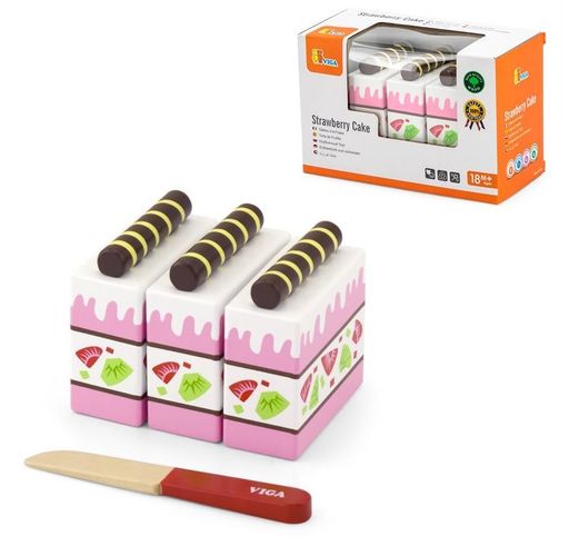 VIGA. 51324 Набор "Режем Торт" (торт из 3-х частей,нож)