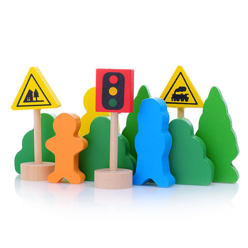 Трек с паровозиком 26 дет. - Щепочка фото 2