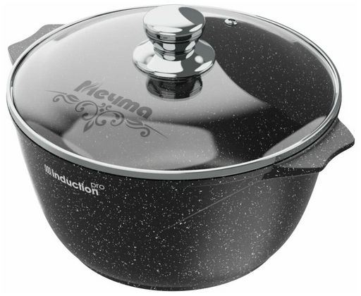 Кастрюля индукционная 3л АП Гранит black Induction Pro,арт. 43802И /Мечта/  фото 2