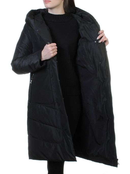 8033 BLACK Пальто пуховик зимнее Jarius (био-пух) - Fashion фото 8