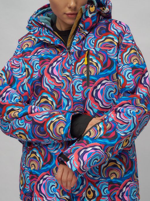 Горнолыжный костюм женский синего цвета 02302-1S - Chunmai фото 12