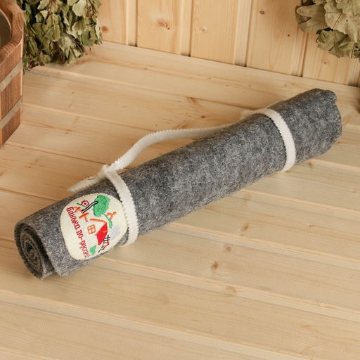 Коврик лежак для бани Банька по-русски, 150х50 см - Добропаровъ фото 2